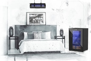 Hotelzimmer - UVAIR300-F+ UV4C-H - Sauberlicht - VisionTwo.