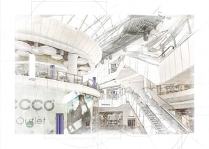 Shopping Mall - UVM216 - Sauberlicht - VisionTwo.