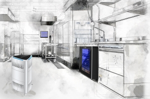 Kueche - UVAIR208+ UV4C-H+ UVL150 - Sauberlicht - VisionTwo.