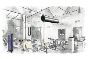 Fitnessstudio - Sauberlicht - VisionTwo.de